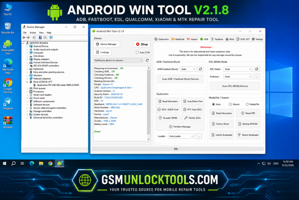 Android Win Tool v2.1.8: Download the Latest Version for Windows [2026]