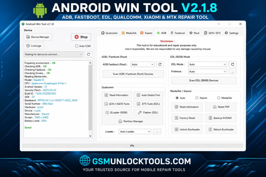 Android Win Tool v2.1.8: Download the Latest Version for Windows [2026]