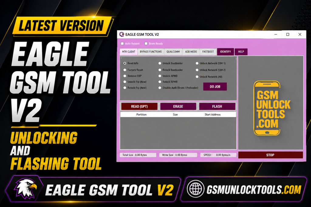 Eagle GSM Tool V2 Latest Version Download for Windows [2026]