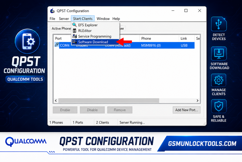 QPST Tool v2.7.496 Download Latest Version for Windows 2026
