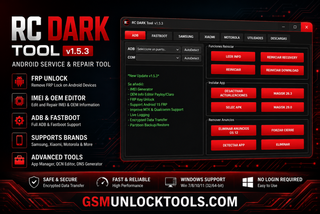 RC Dark Tool v1.5.3 Free Download Setup Latest Version [2026]