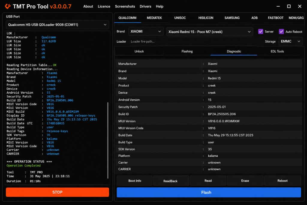 TMT Pro Tool v3.0.0.7: Download the Latest Version 2026 for FRP & Unlock