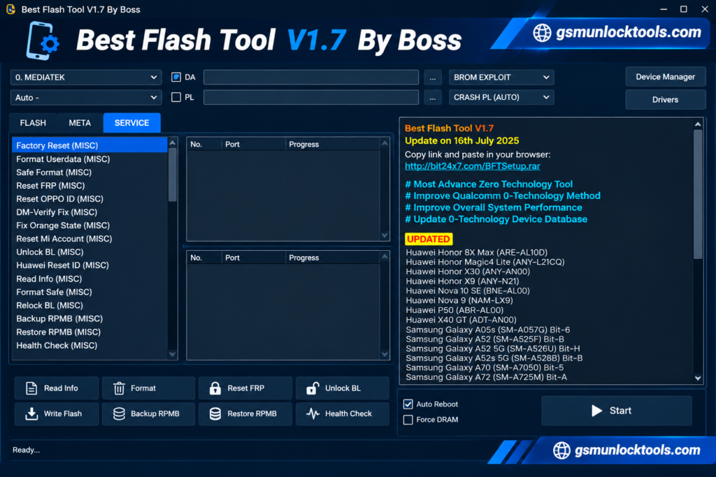 Best Flash Tool V1.7 By Boss Android servicing tool