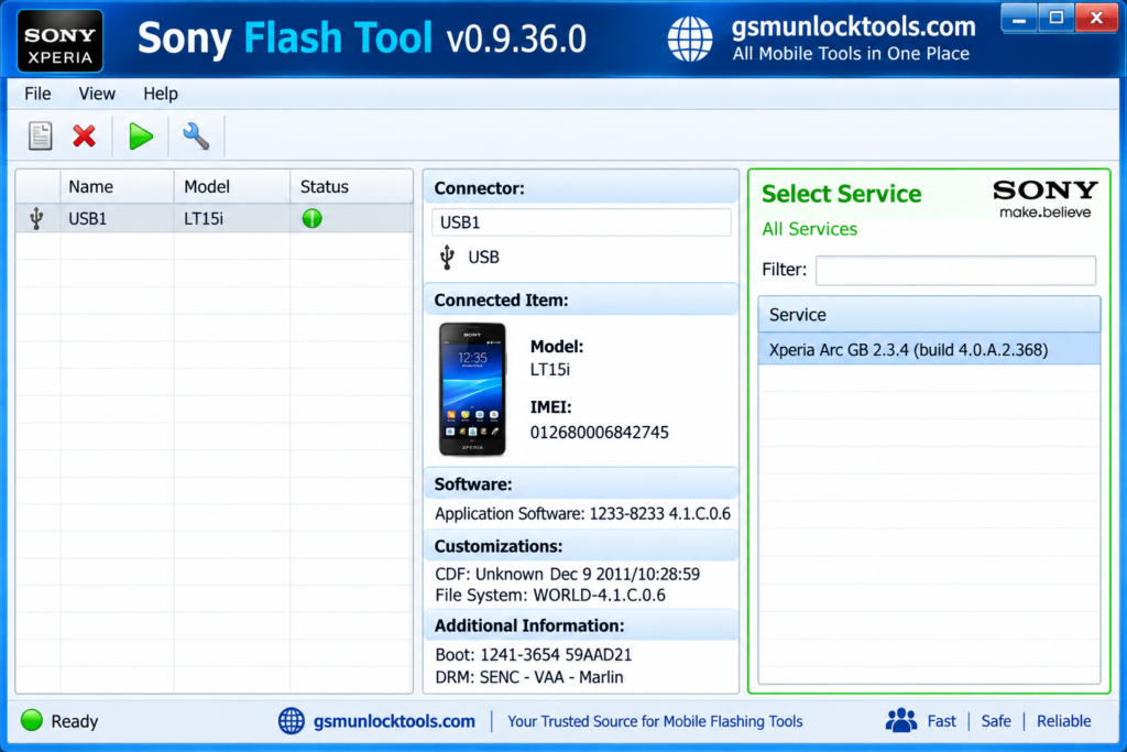 Sony Flash Tool V0.9.36.0 Free Download Latest Version [2026]