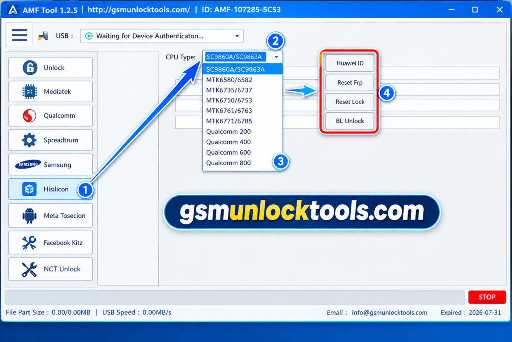 AMF Tool V1.2.5 Download for MTK & Qualcomm Latest Version (2026)