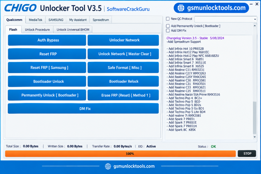 Chigo Unlocker Tool 