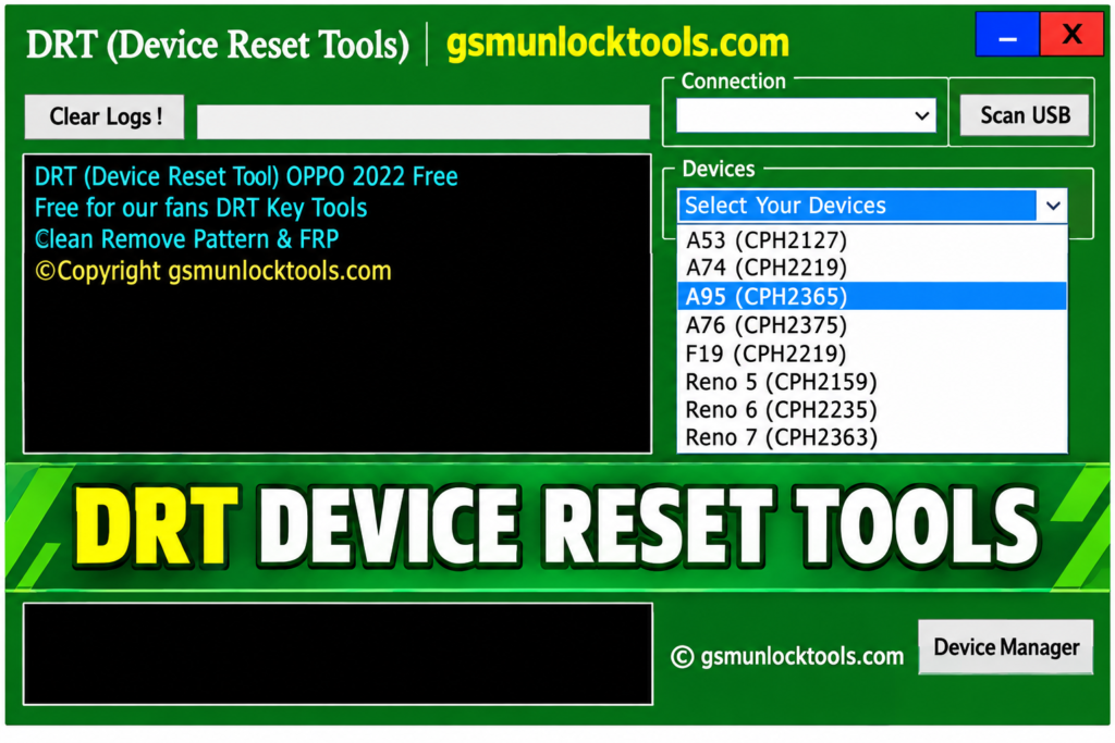 DRT Device Reset Tools