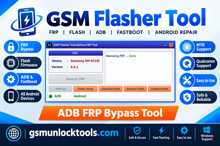 GSM Flasher Tool Free Download for Windows | All Devices [2026]