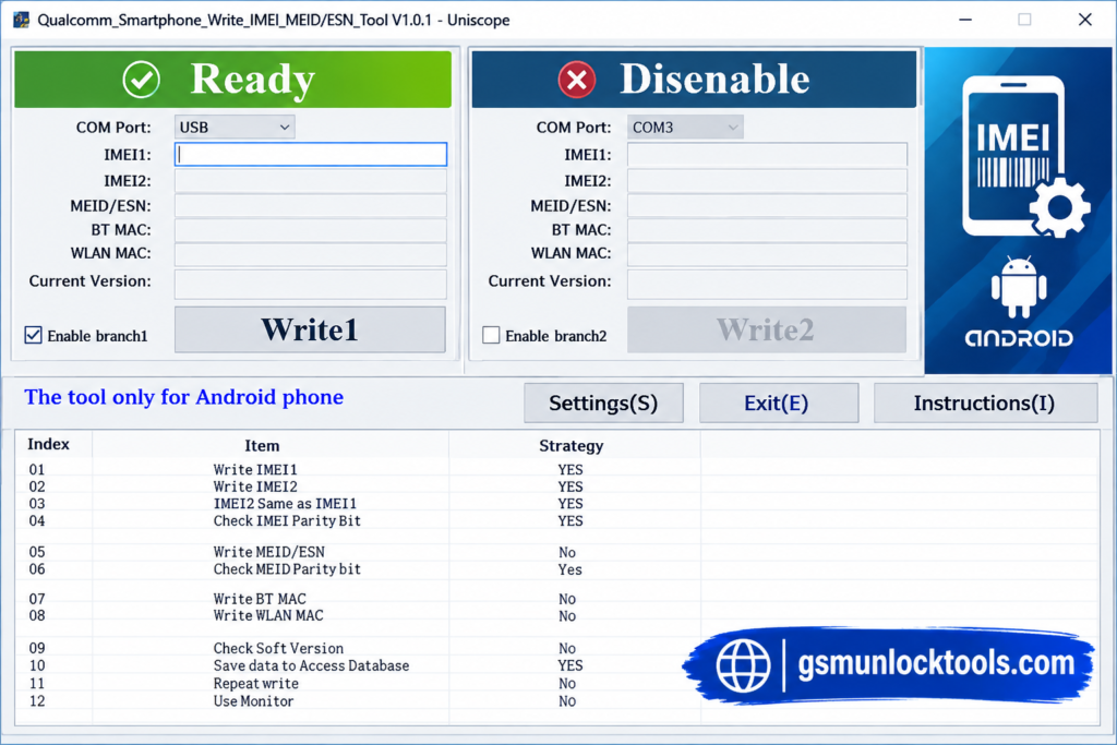 IMEI Write Tool R3.0.0001 Free Download for Windows [2026]