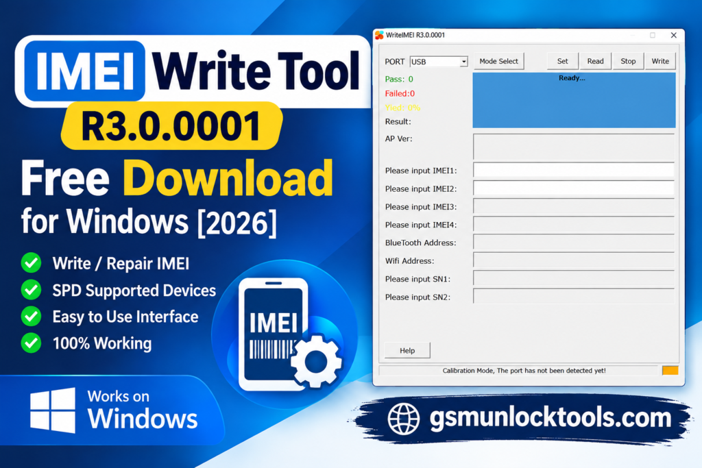 IMEI Write Tool R3.0.0001 Free Download for Windows [2026]