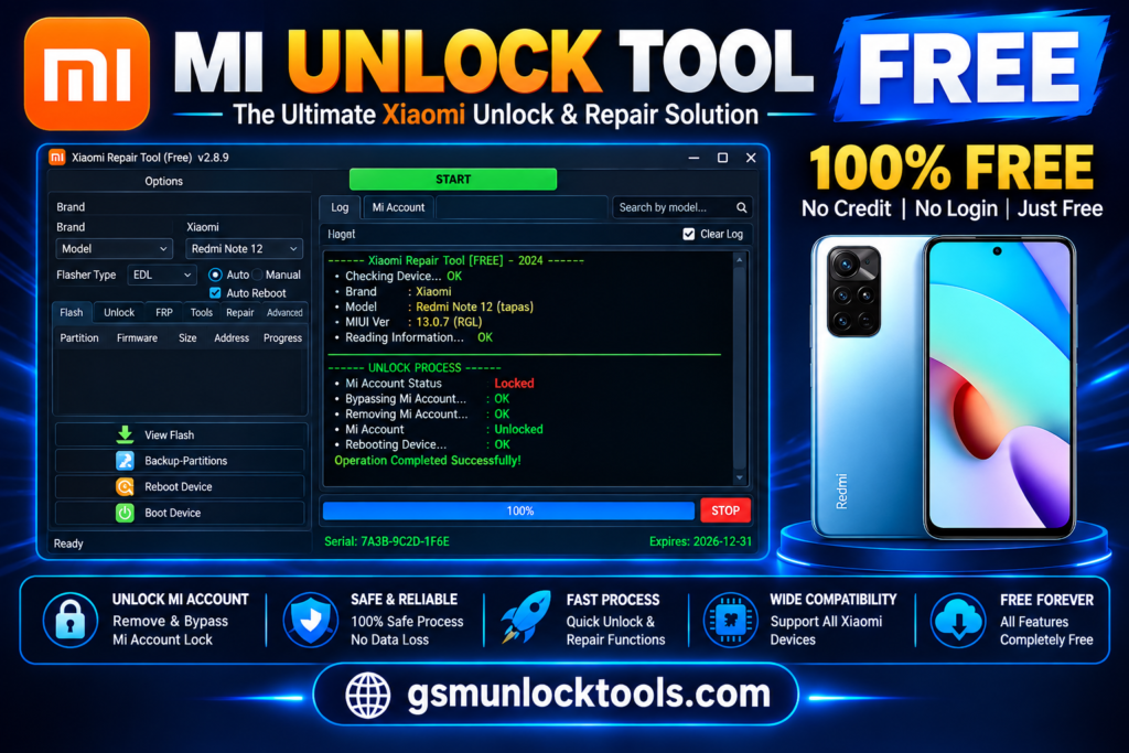 Xiaomi Tool V2026.01.18 Free Download Latest Version [2026]