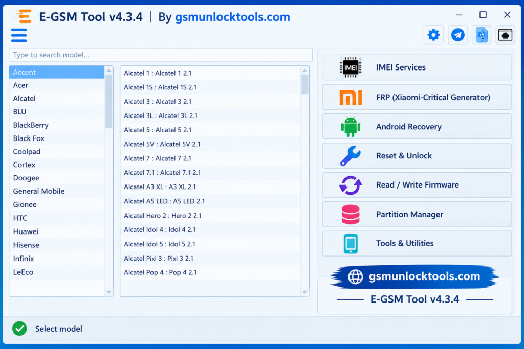E-GSM Tool