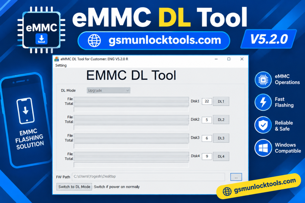 eMMC DL Tool