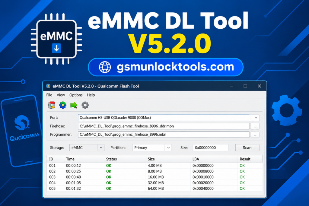 eMMC DL Tool