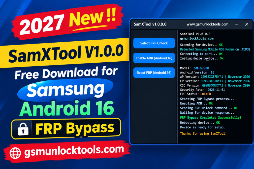 SamXTool V1.0.0