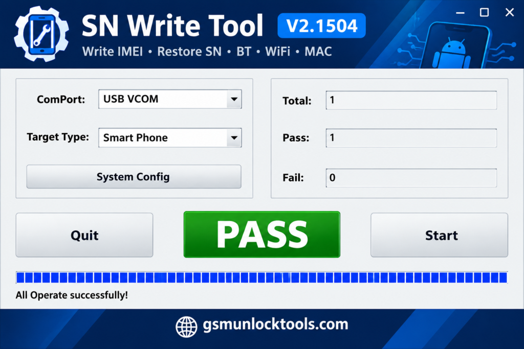 SN Write Tool
