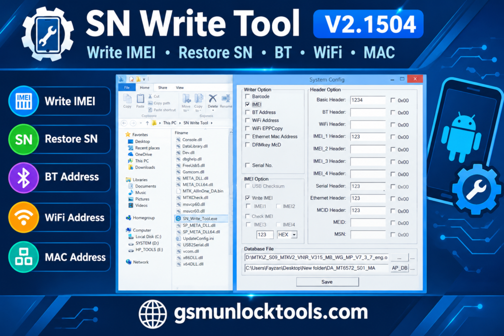 SN Write Tool