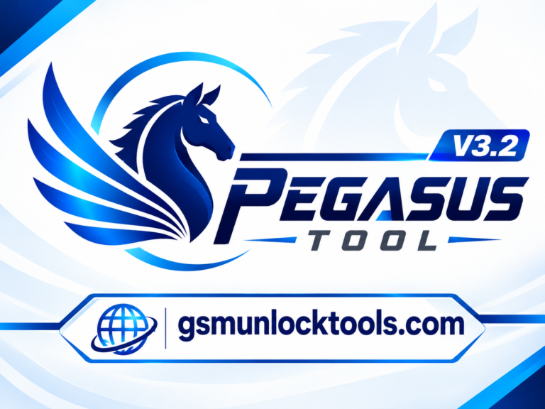 Pegasus Tool V3.2 logo and gsmunlocktools.com