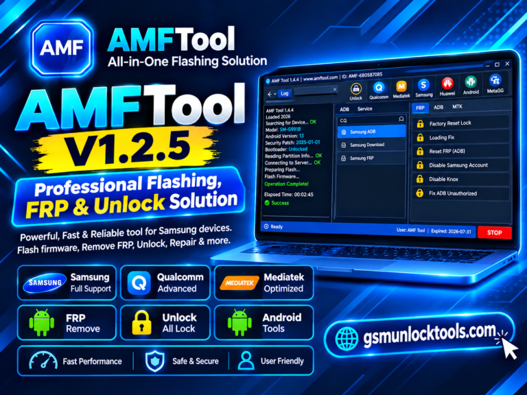 AMF Tool V1.2.5 Download for MTK & Qualcomm Latest Version (2026)