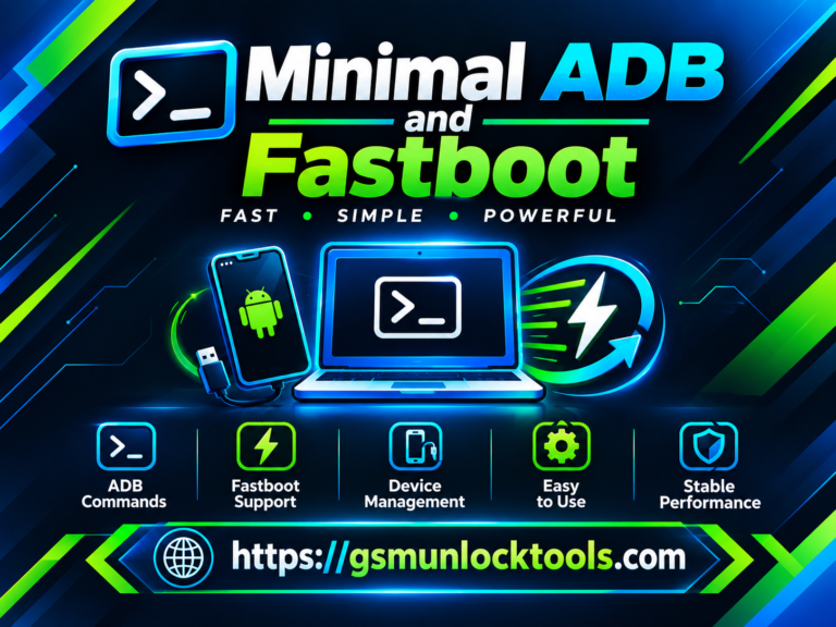 Minimal ADB and Fastboot Tool by GSM Unlock Tools